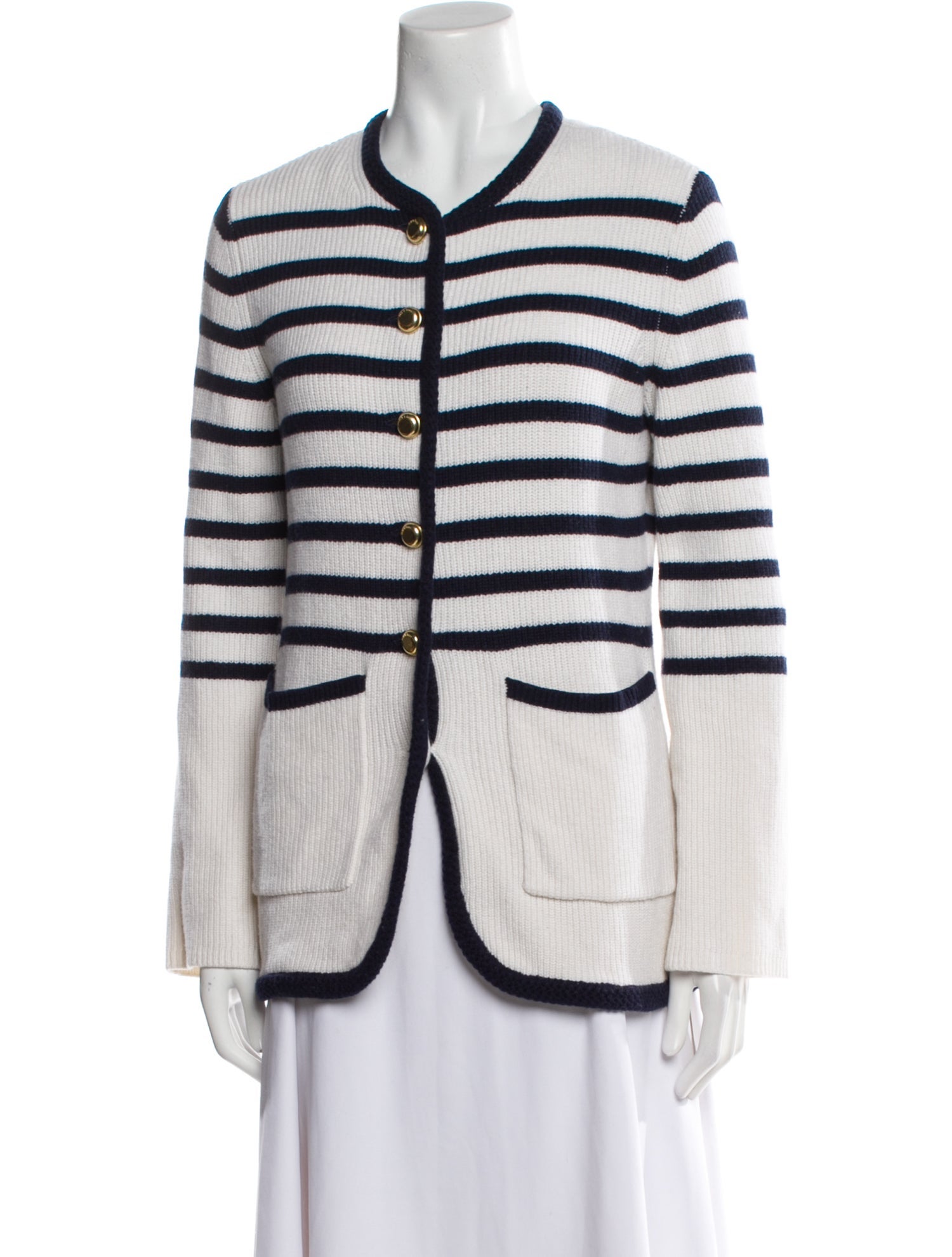 Rag & Bone Striped Crew Neck Sweater