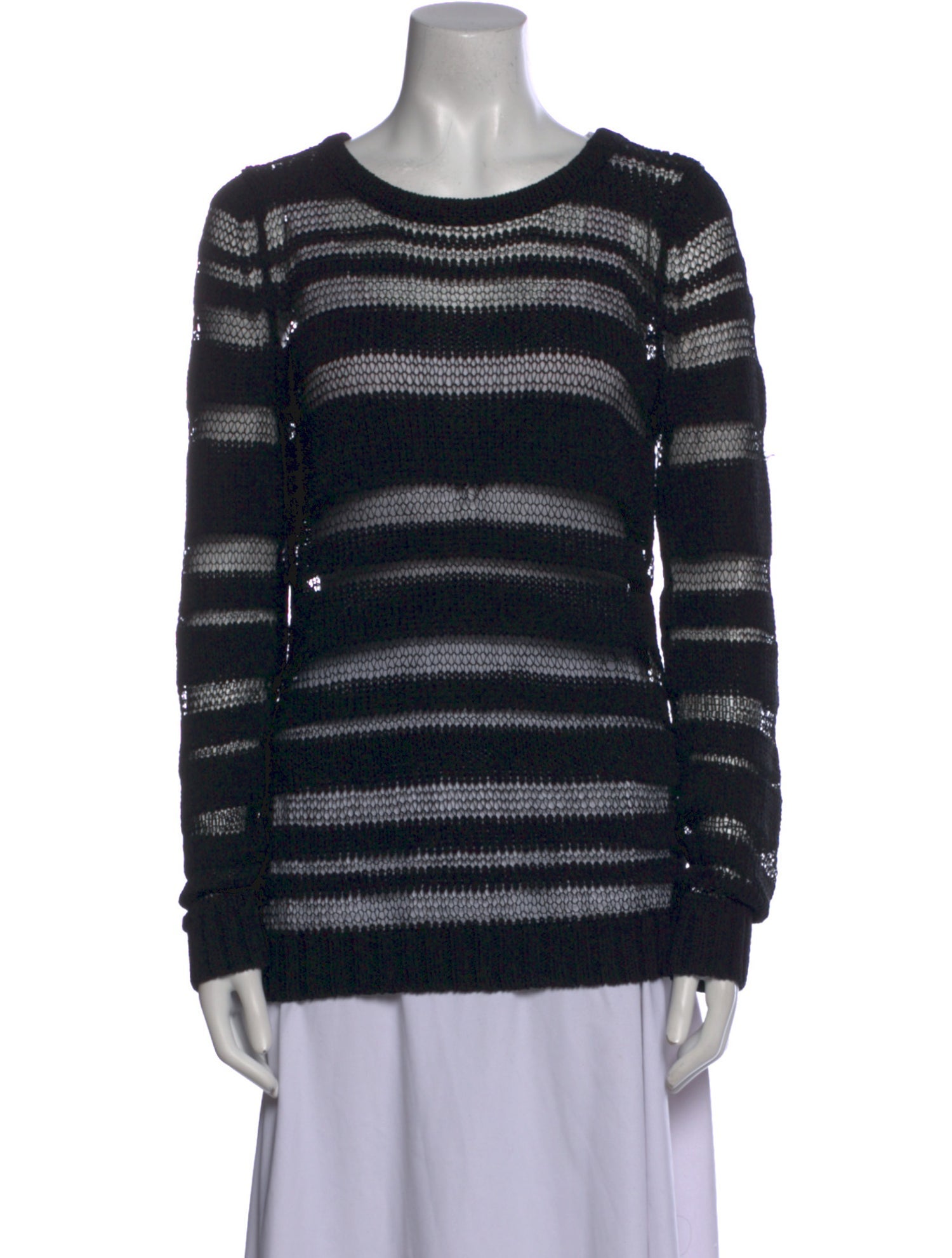 Rag & Bone Striped Scoop Neck Sweater