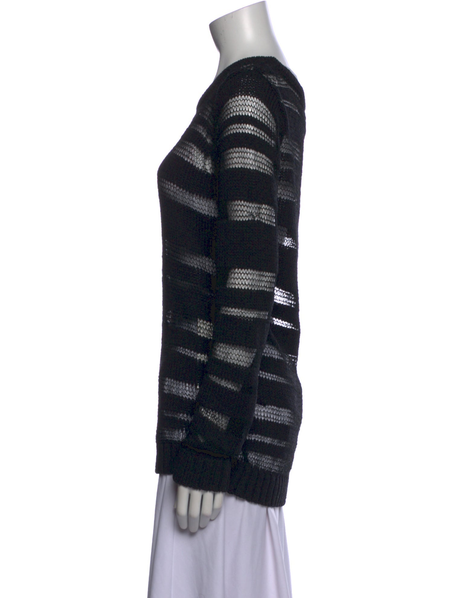 Rag & Bone Striped Scoop Neck Sweater