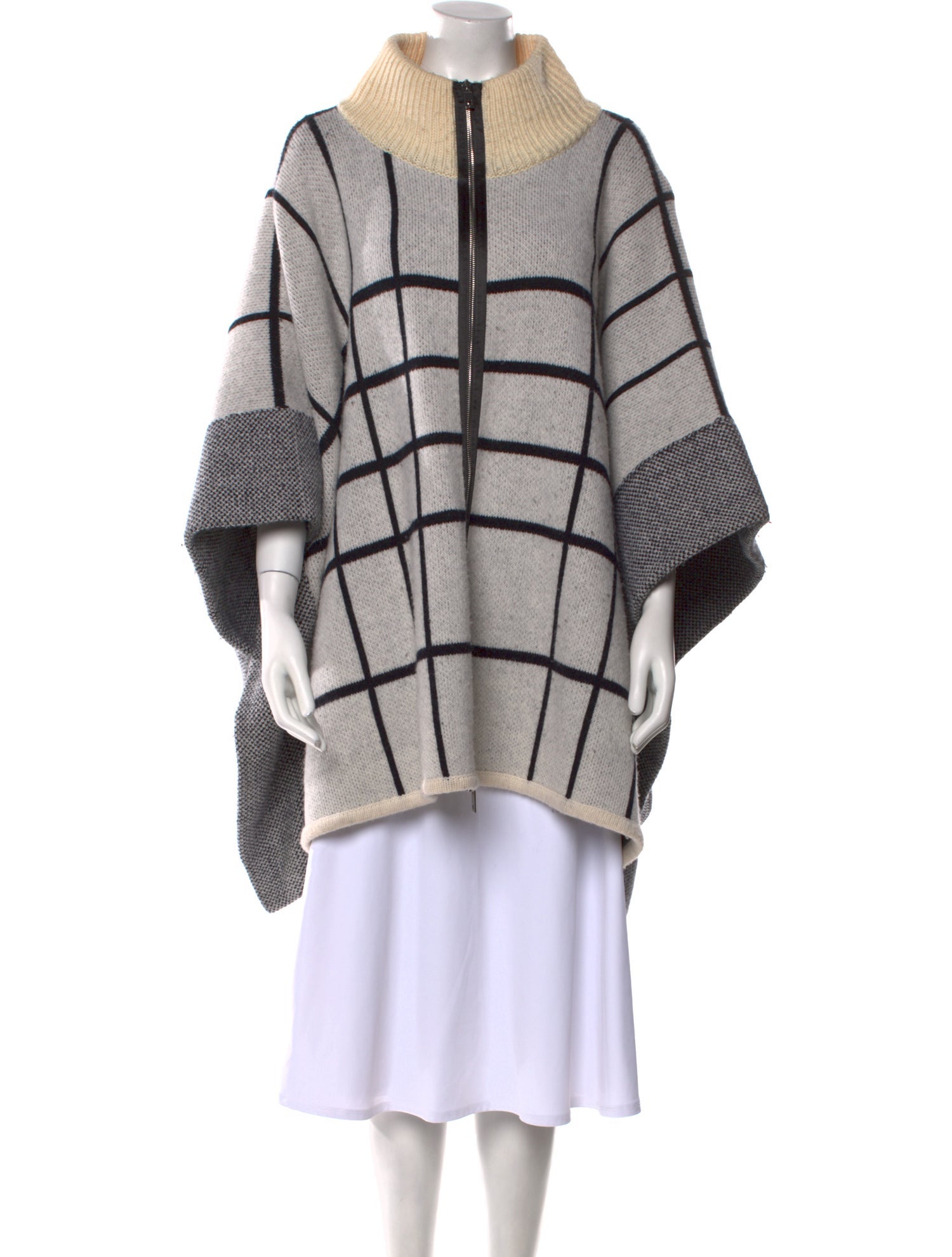 Rag & Bone Merino Wool Plaid Print Sweater