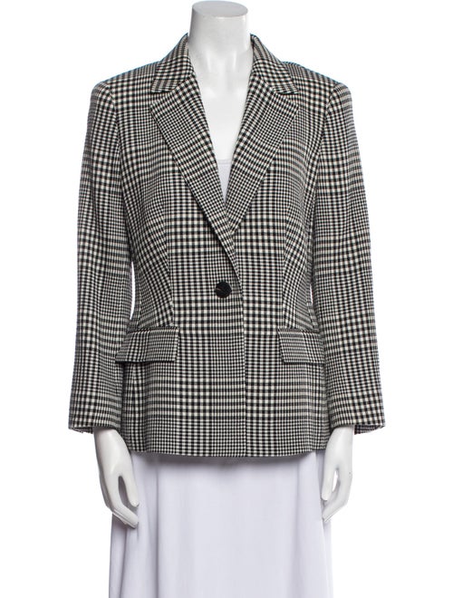 Rag & Bone Virgin Wool Plaid Print Coat