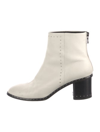 Rag & Bone Leather Studded Accents Boots