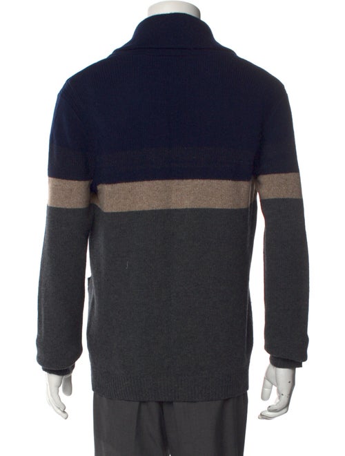 Rag & Bone Colorblock Pattern V-Neck Cardigan