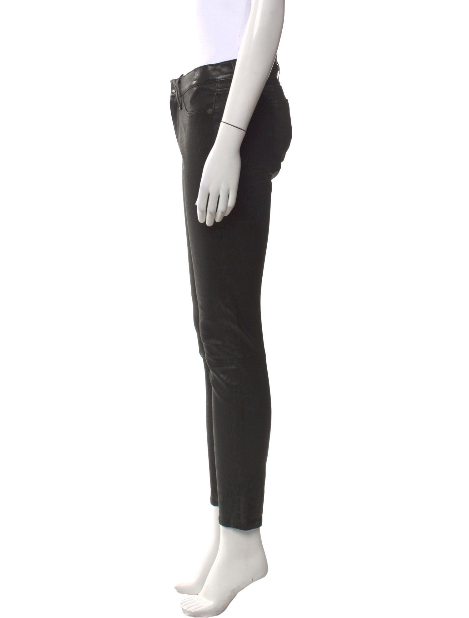Rag & Bone Leather Skinny Leg Pants