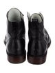 Rag & Bone Leather Lasercut Accents Combat Boots
