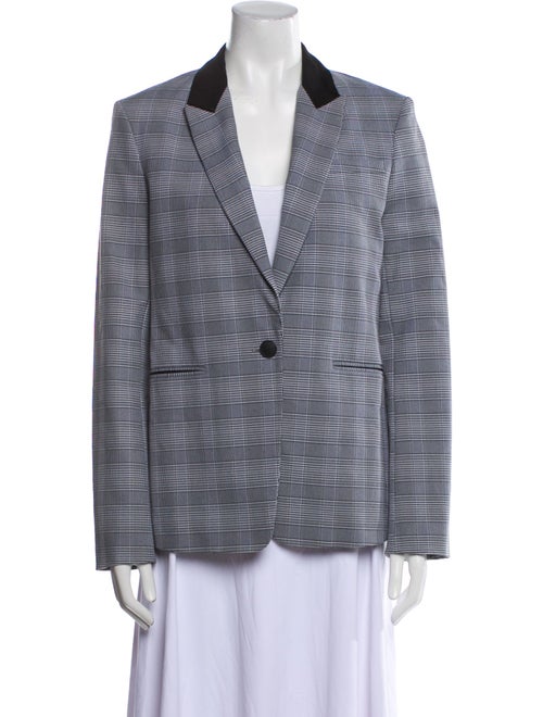 Rag & Bone Plaid Print Blazer