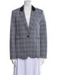 Rag & Bone Plaid Print Blazer