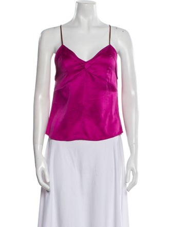 Rag & Bone Silk V-Neck Top