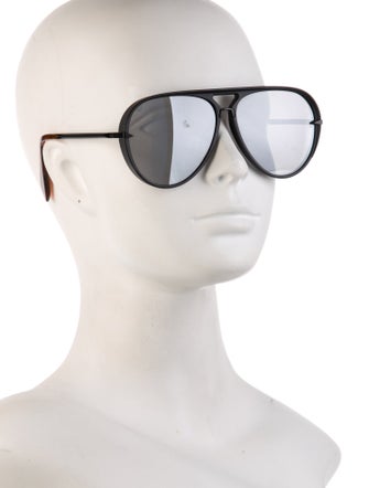 Rag & Bone Aviator Mirrored Sunglasses