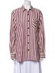 Rag & Bone Striped Long Sleeve Button-Up Top