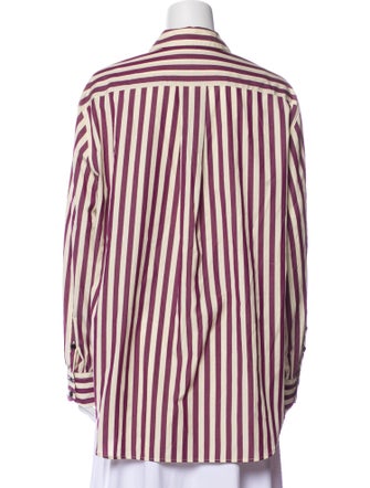 Rag & Bone Striped Long Sleeve Button-Up Top