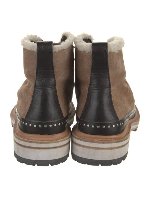 Rag & Bone Suede Printed Lace-Up Boots