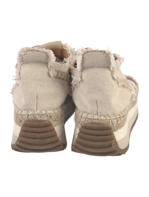 Rag & Bone Canvas Raw-Edge Trim Espadrille Sneakers