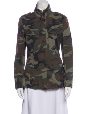 Rag & Bone Camouflage Print Utility Jacket