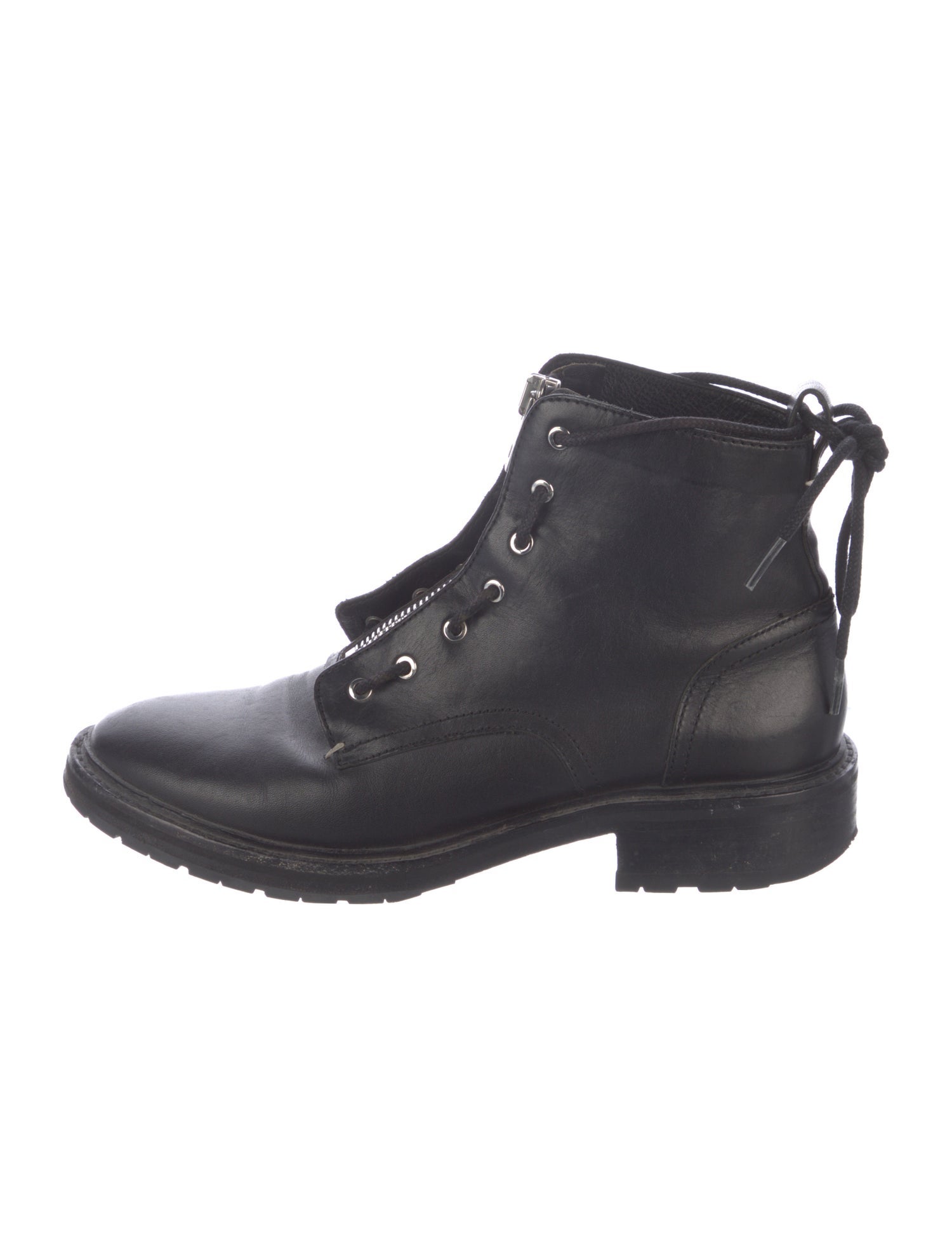 Rag & Bone Leather Combat Boots
