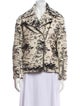 Rag & Bone Wool Printed Biker Jacket