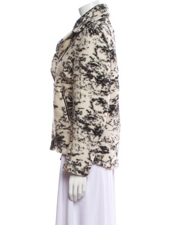 Rag & Bone Wool Printed Biker Jacket