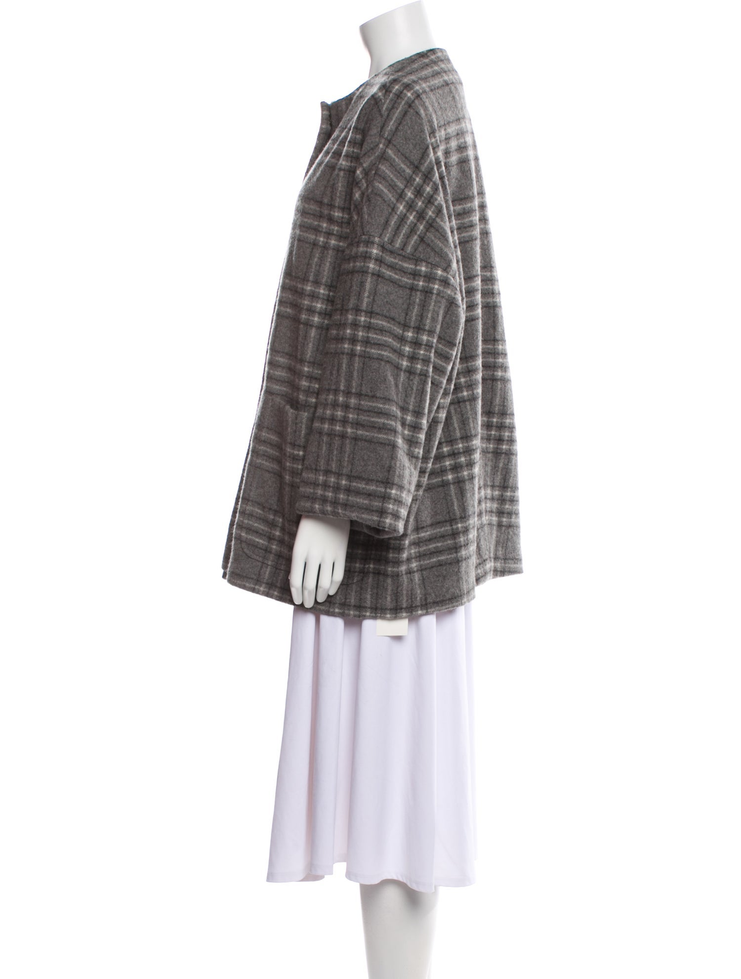 Rag & Bone Wool Plaid Print Jacket