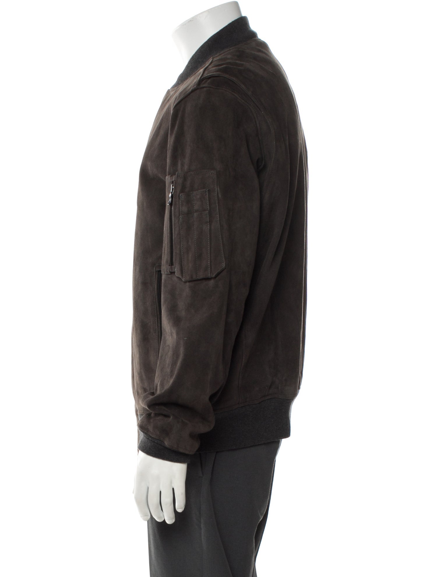 Rag & Bone Goat Leather Bomber Jacket