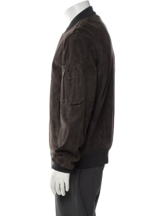 Rag & Bone Goat Leather Bomber Jacket
