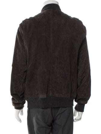 Rag & Bone Goat Leather Bomber Jacket