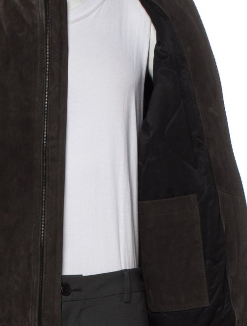 Rag & Bone Goat Leather Bomber Jacket