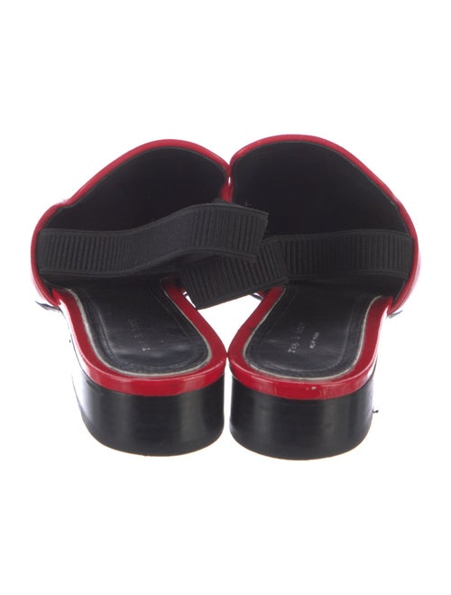 Rag & Bone Patent Leather Colorblock Pattern Slingback Flats