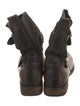 Rag & Bone Leather Colorblock Pattern Moto Boots
