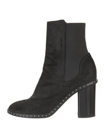 Rag & Bone Suede Studded Accents Chelsea Boots
