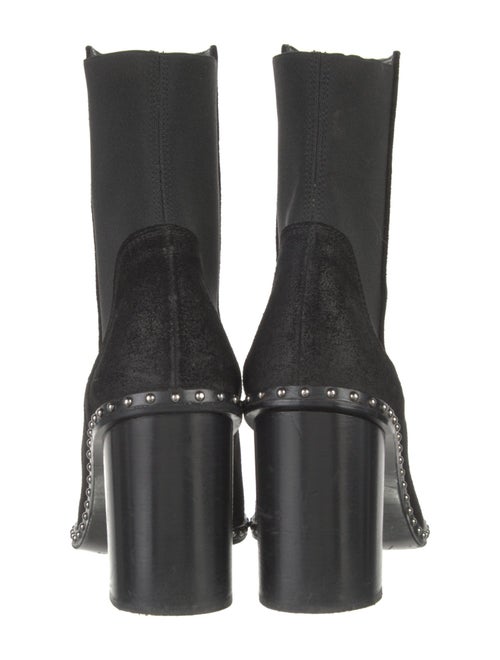 Rag & Bone Suede Studded Accents Chelsea Boots
