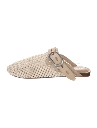 Rag & Bone Leather Trim Embellishment Mules