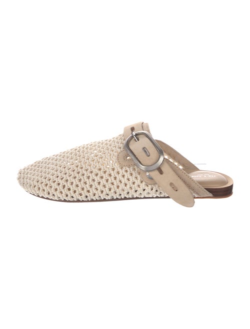 Rag & Bone Leather Trim Embellishment Mules