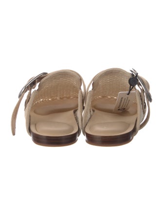 Rag & Bone Leather Trim Embellishment Mules