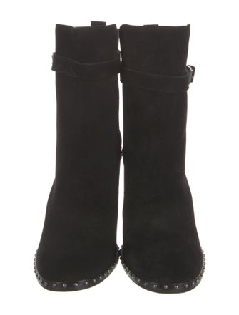 Rag & Bone Suede Studded Accents Boots