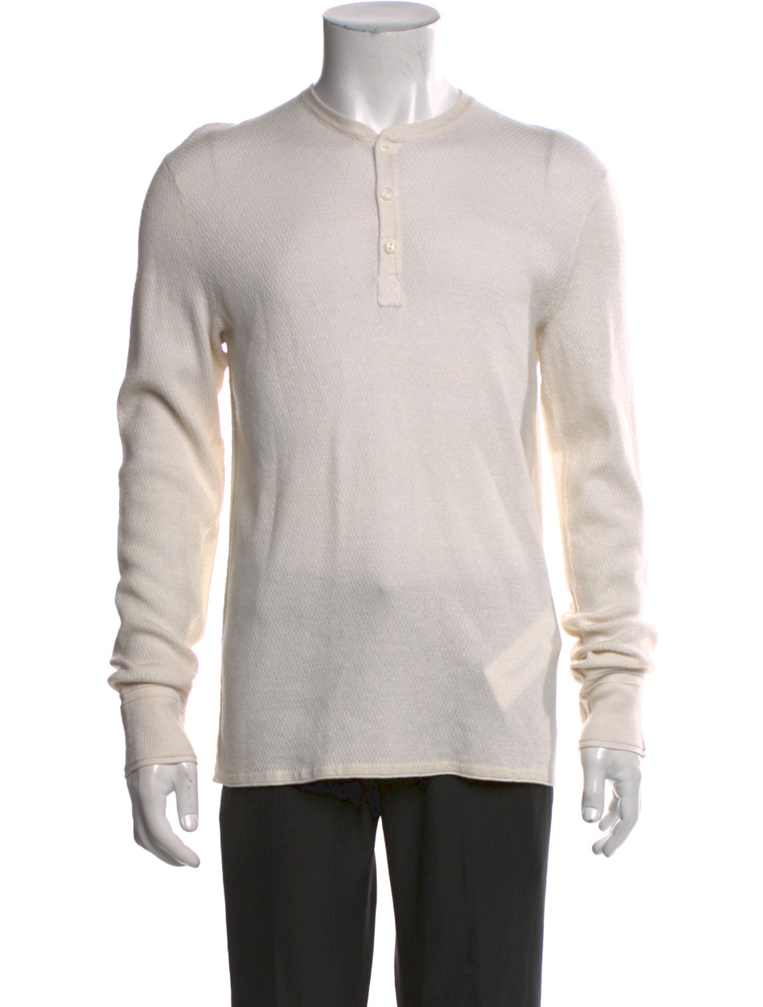 Rag & Bone Crew Neck Long Sleeve Polo Sweater w/ Tags