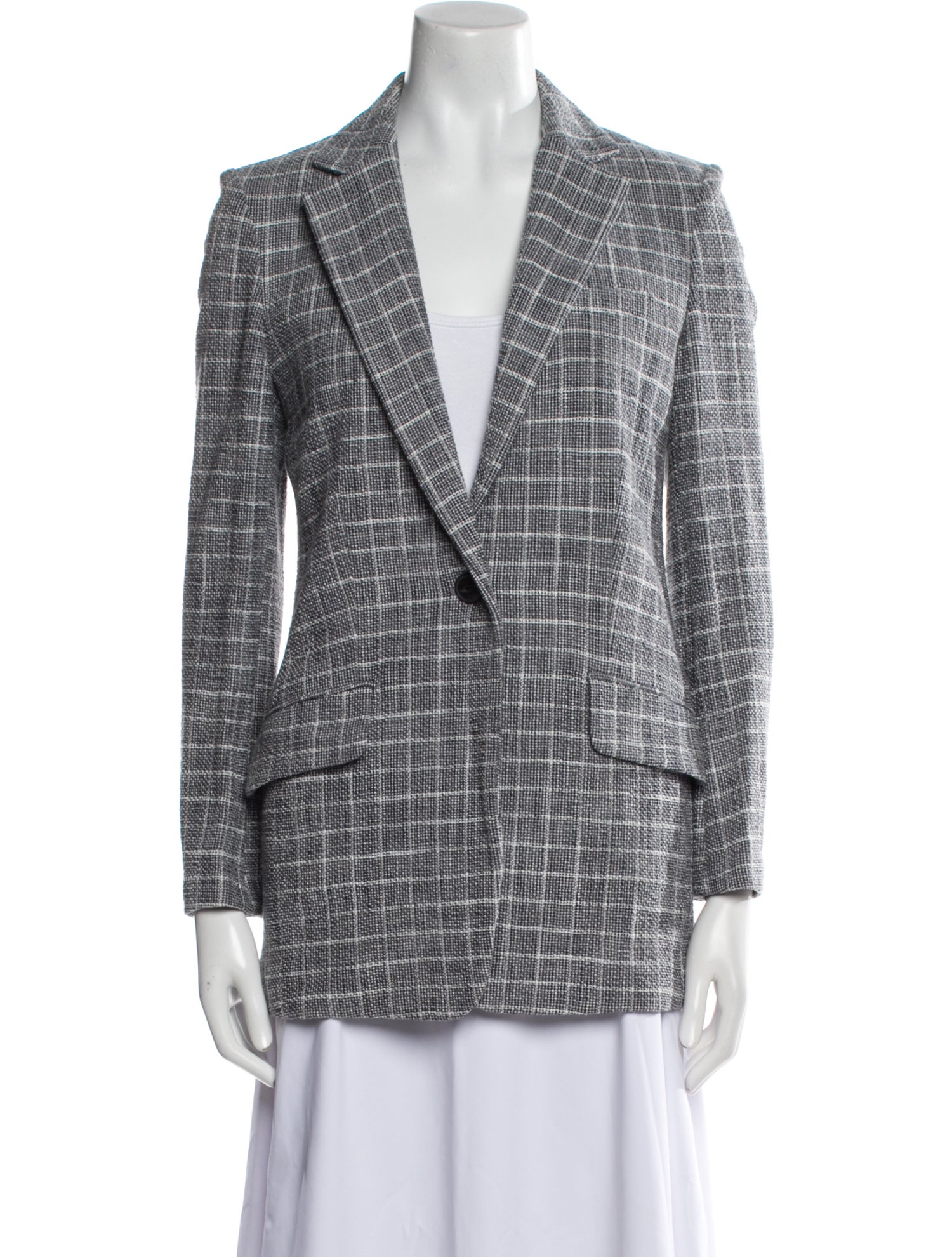 Rag & Bone Plaid Print Blazer