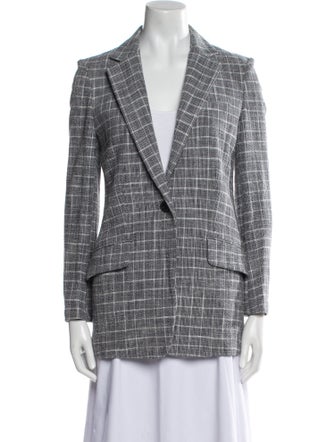 Rag & Bone Plaid Print Blazer