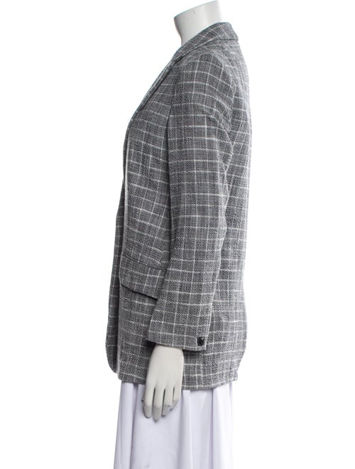 Rag & Bone Plaid Print Blazer