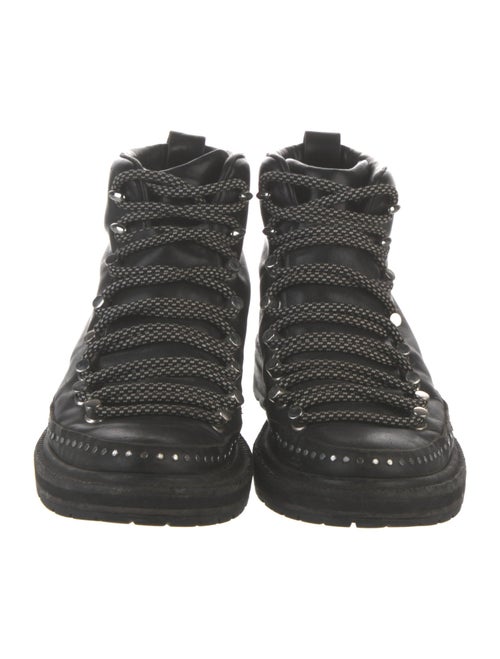 Rag & Bone Leather Studded Accents Combat Boots