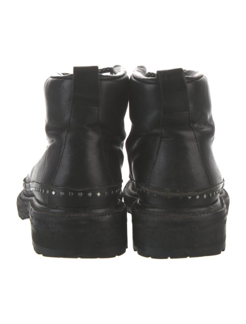 Rag & Bone Leather Studded Accents Combat Boots