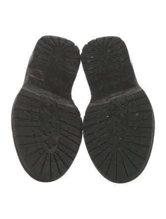 Rag & Bone Leather Studded Accents Combat Boots