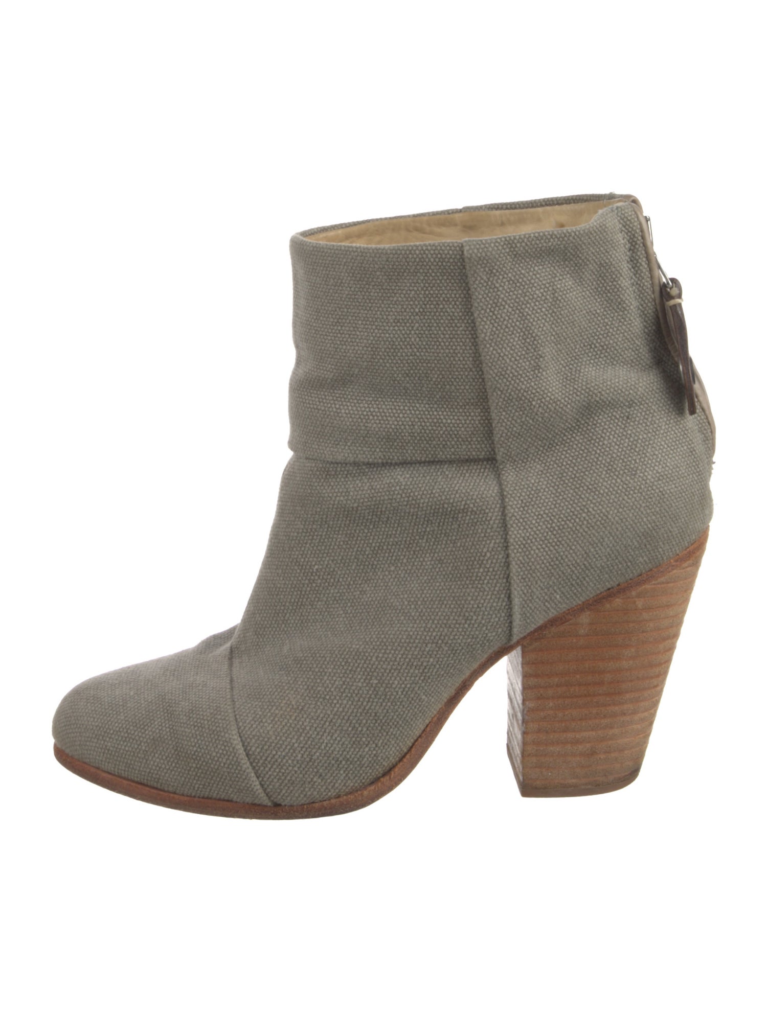 Rag & Bone Canvas Colorblock Pattern Boots
