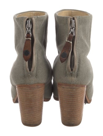 Rag & Bone Canvas Colorblock Pattern Boots