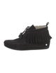 Rag & Bone Suede Fringe Trim Accent Wedge Sneakers