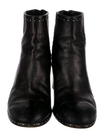 Rag & Bone Leather Studded Accents Boots