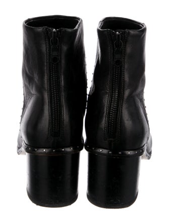 Rag & Bone Leather Studded Accents Boots