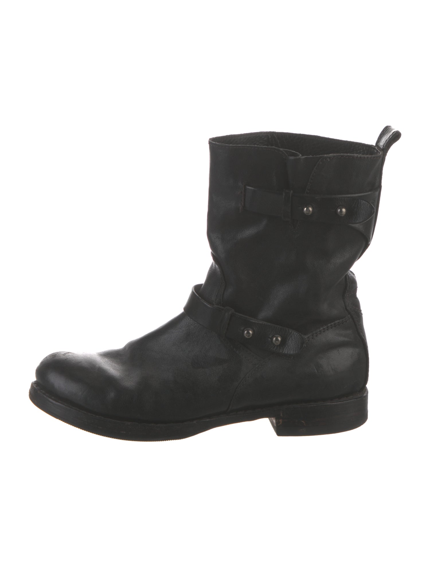 Rag & Bone Leather Moto Boots