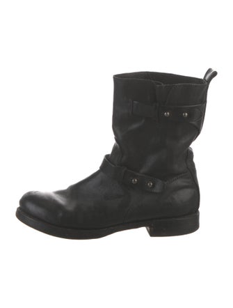 Rag & Bone Leather Moto Boots