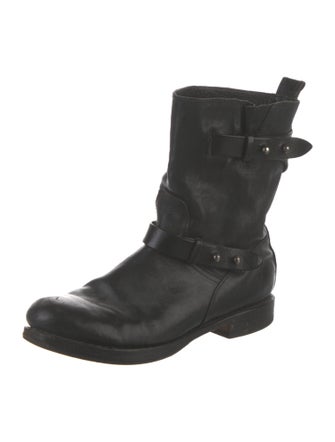 Rag & Bone Leather Moto Boots