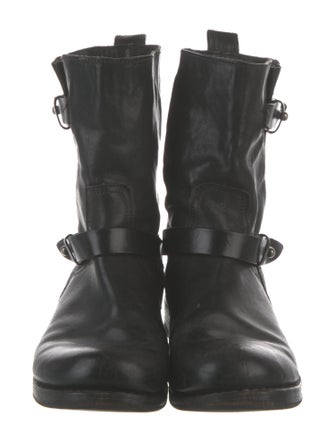 Rag & Bone Leather Moto Boots